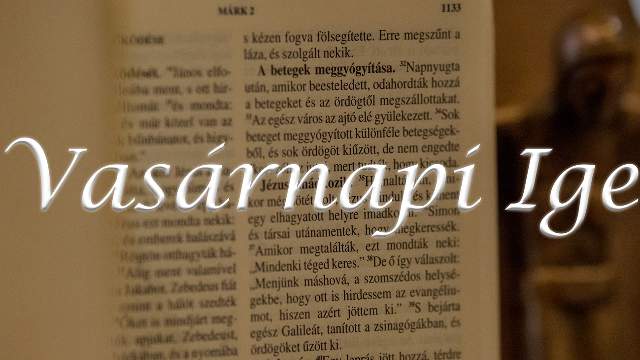 Vasrnapi Ige - Krisztus kirly vasrnapja