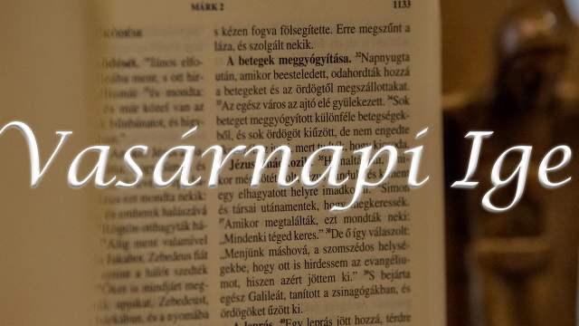 Vasrnapi Ige - vkzi 17. vasrnap 