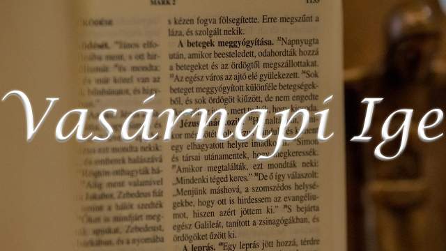 Vasrnapi Ige - Szenthromsg vasrnapja