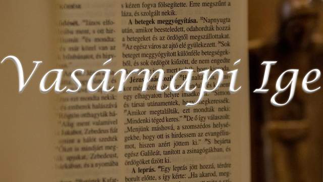 Vasrnapi Ige - vkzi 3. vasrnap 