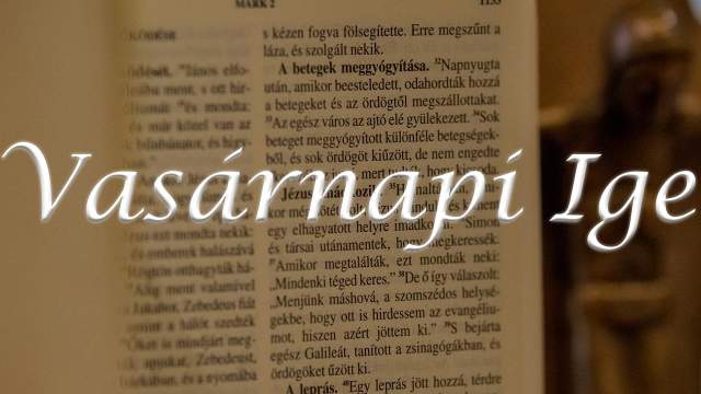 Vasrnapi Ige - vkzi 16. vasrnap 